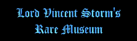 Lord Vincent Storm's Museum Heading